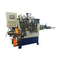 High speed low error galvanized Wire Paint Roller Handle Making Machine with Gripper and threading