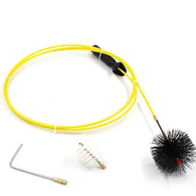 Boiler Flue Cleaning Tools Nylon Chimney Sweep Brush With Plastic Ball