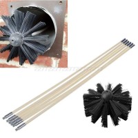 Deal Dryer Vent Cleaning Brush Duct Brush Cleaner Kit Fireplace Chimney Brushes Lint Remover