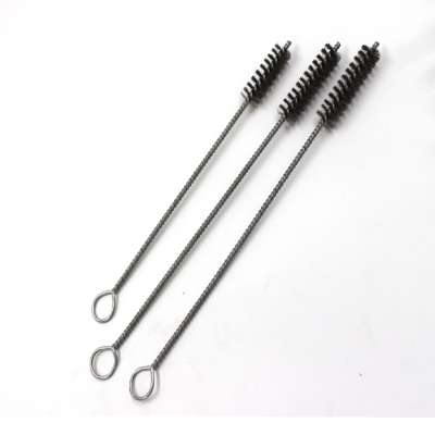 Spiral Antistatic Brush Stainless Steel Tube Cleaning Brush For Polishing