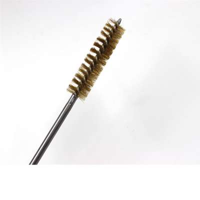 Decorating Round Nylon Hair Artist Screw Top Cap Medical Interdental Artificial Plastic Micro Applicating Brass Brush