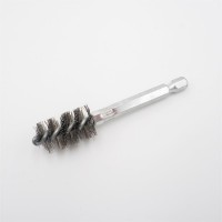 1/4 inch hex pipe wire brush tube cleaning brush