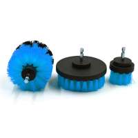 3pcs PP Bristle 2/3.5/4.5 inches Electric Scrubbing Bathroom Revolver Drill Brush